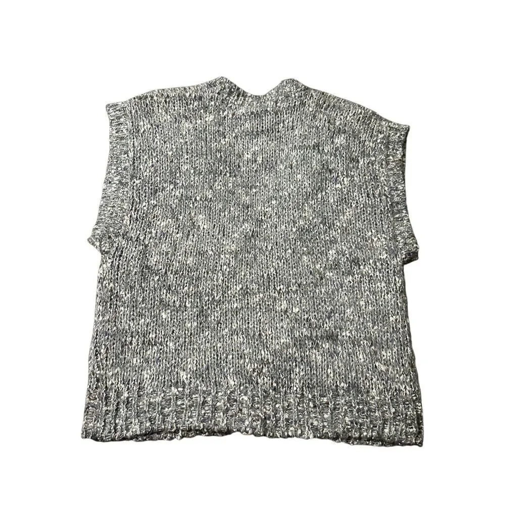 Counterparts sweater vest vintage gray multi color wool blend M